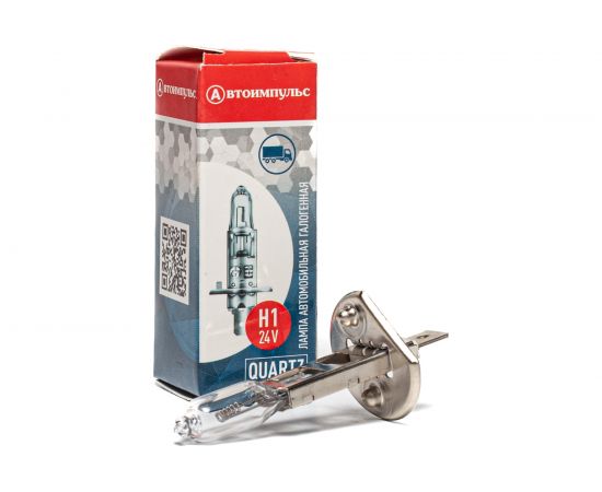 Галогенная автолампа Autoimpuls QUARTZ H1 24 В 100W P14.5s H1 24-100 
