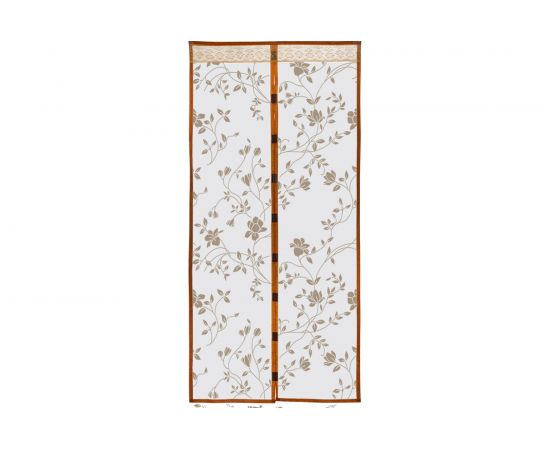 Антимоскитная сетка на магнитах Рыжий кот Капутомоскито 100х210 см, дизайн Цветочный узор 103711 