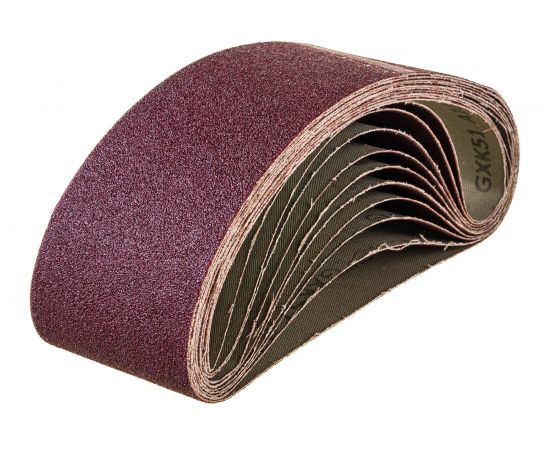 Лента бесконечная (10 шт; 533х75 мм; Р100) для шлифмашинки SKRAB 35815 