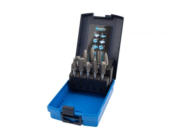 Набор борфрез твердосплавных NORGAU 10 шт. (12 мм) NORGAU 077200012 