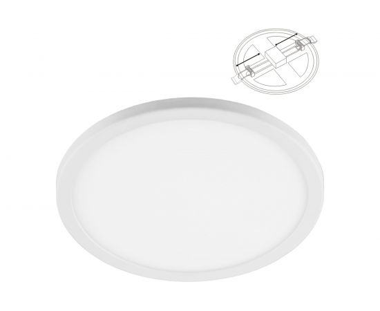 Встраиваемый светодиодный светильник FERON 6W 6400K 480Lm белый AL508 32544 