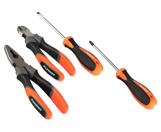 Набор инструментов PATRIOT 4 в 1 SPS-4: отвертки SL6х100, PH2х100, Patriot (1165) 350003306 