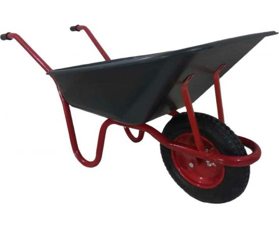 Садовая усиленная тачка LWI 120 л, 150 кг, полимерное корыто LWI120Сад 