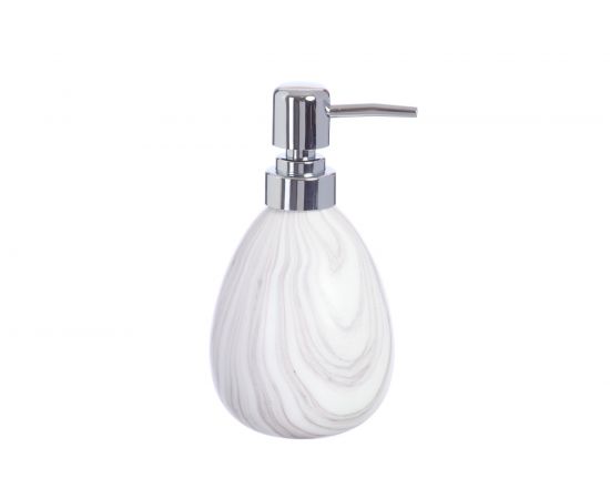 Дозатор для жидкого мыла Vanstore белый мрамор 400-03 