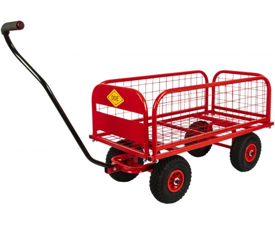 Ручная четырехколесная тележка-трансформер с бортами DDE 200 908-108 