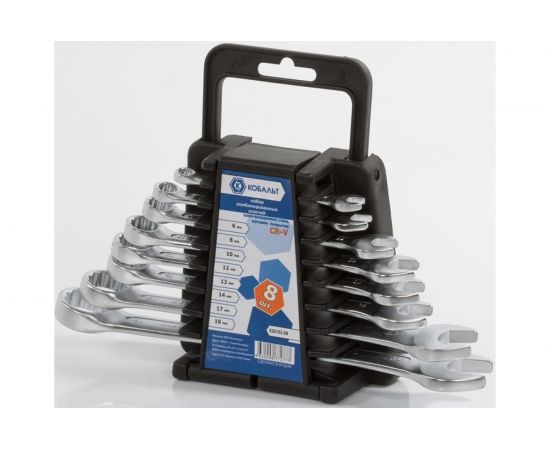 Набор комбинированных ключей 8шт КОБАЛЬТ 020102-08 
