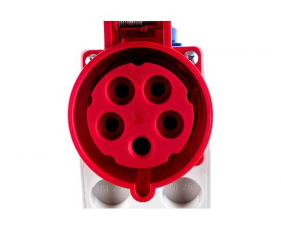 Настенная комбинированная розетка PCE 32А 380V 3P+N+E IP44 9225-6 – изображение 11