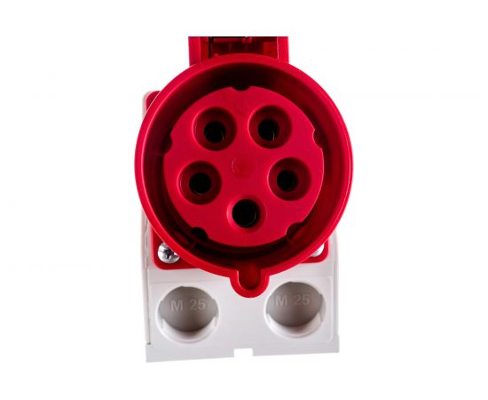 Настенная комбинированная розетка PCE 32А 380V 3P+N+E IP44 9225-6 – изображение 13