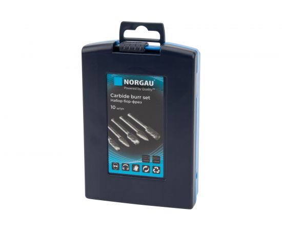 Набор борфрез твердосплавных NORGAU 10 шт. (12 мм) NORGAU 077200012 – изображение 14