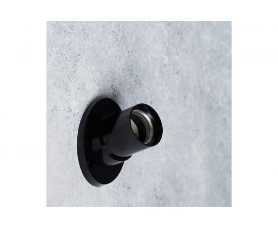 Карболитовый настенный патрон REXANT Е27 черный наклонный 11-8817 – изображение 2