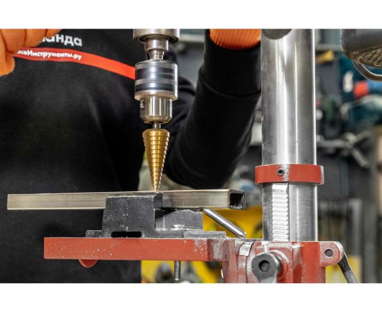 Сверло ступенчатое 4-32 мм, HSS-TIN Gigant GT-158 – изображение 3