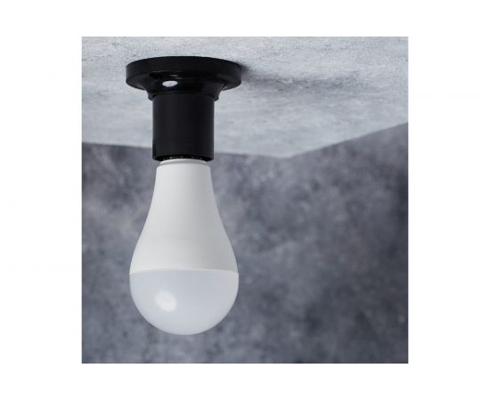 Карболитовый настенный патрон REXANT Е27 черный наклонный 11-8817 – изображение 3