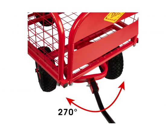 Ручная четырехколесная тележка-трансформер с бортами DDE 200 908-108 – изображение 3