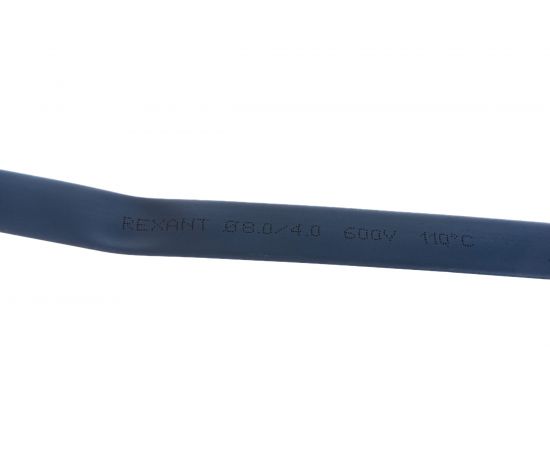 Термоусаживаемая трубка REXANT 8,0/4,0 мм синяя, ролик 2,44 м 29-0045 – изображение 4