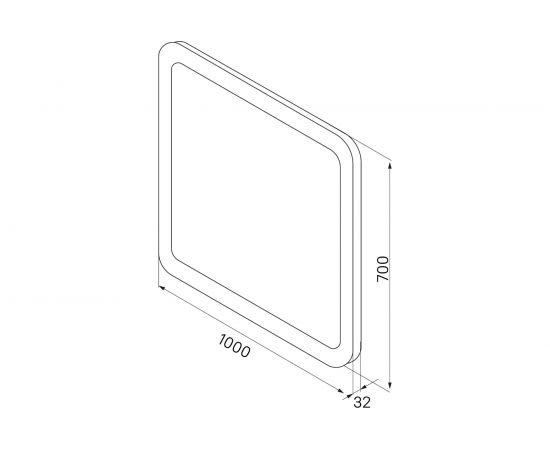 Зеркало IDDIS Edifice 100 см ЗЛП109 – изображение 4