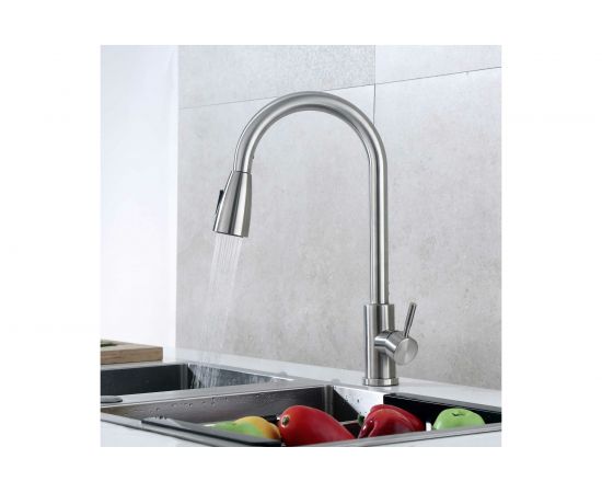 Смеситель для кухни с выдвижной лейкой TSARSBERG тип ГОСТ См-МОЦБИвА TSB-123-001 – изображение 4