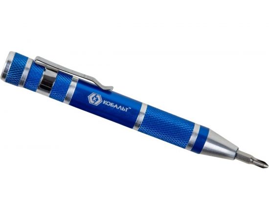 Отвертка рукоятка с набором бит 9 шт для точных работ, CR-V, блистер КОБАЛЬТ 792-070 – изображение 6