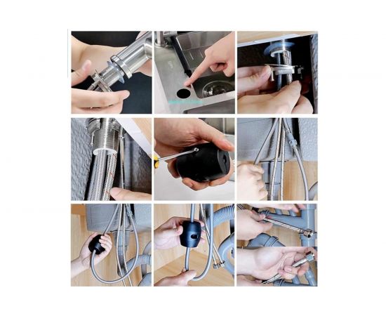 Смеситель для кухни с выдвижной лейкой TSARSBERG тип ГОСТ См-МОЦБИвА TSB-123-001 – изображение 7