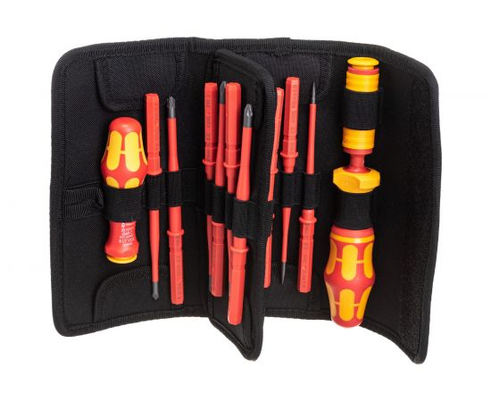 Набор диэлектрических бит с динамометрической рукояткой-держателем Wera, 1,2-3 Нм, 16 предметов, WE-135906 – изображение 9