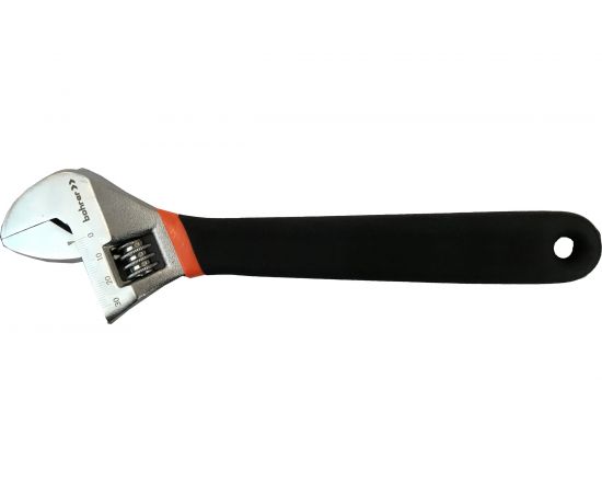 Разводной ключ Bohrer 200 мм, 8"", 24 мм максимальное расстоние между губками, сталь 45, обрезиненная ручка 48012120 