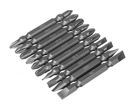 Набор бит двусторонних (10 шт; 65 мм) ЕРМАК 601-050 