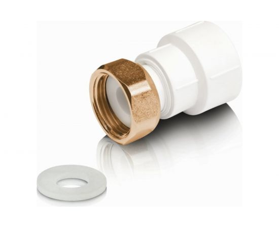 Муфта Blue Ocean PPR с накидной гайкой и вставкой из ППР, вн., 20х1/2 1/20/200 PPRF/PPRCA-FTNBA(W)-20х1/2"" 