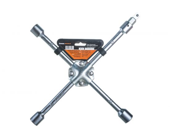 Баллонный-крест ключ 17х19х21х22х1/2 усиленный 400мм АвтоDело 34418 11982 