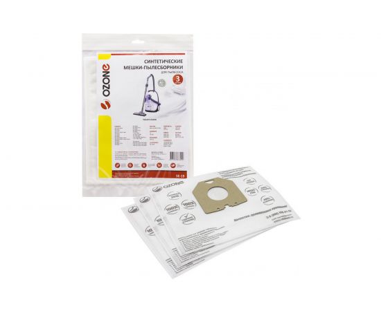 Мешки-пылесборники синтетические для пылесосов PHILIPS (3 шт.) OZONE SE-19 
