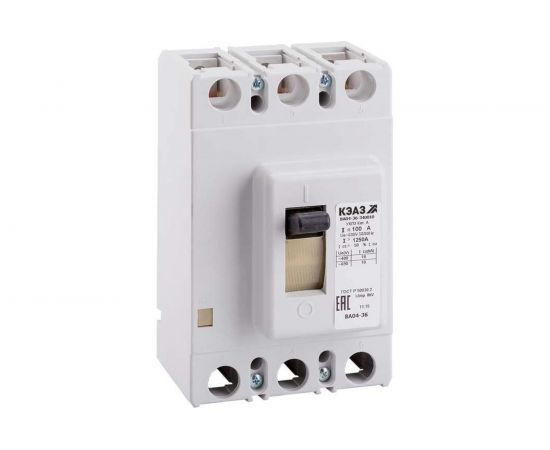Автоматический выключатель КЭАЗ ВА04-36-340010-400А-4000-690AC-УХЛ3-КЭАЗ 107560 