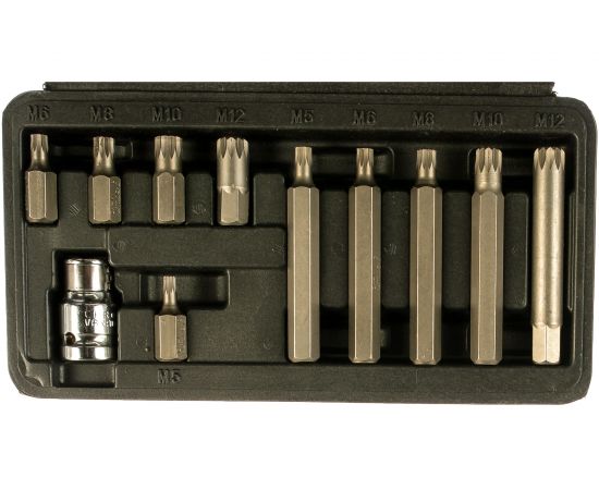 Набор бит 10 мм, Spline 11 шт. АвтоDело 40641 10252 