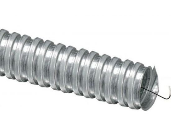 Оцинкованный металлорукав УРАЛ ПАК с протяжкой и х/б уплотнением РЗ-Ц-Х 12 (20) МР-0200712-020 