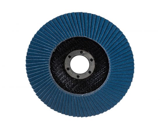 Круг лепестковый торцевой по нержавеющей стали Цирконий (125х22.2 мм; P120) Профоснастка 10205039 – изображение 2