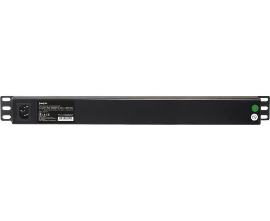 Блок розеток ExeGate ServerPro PDU-19H607 Al-6S-C14-SW-SPD1 19 1U алюминий 6Schuko С14 SPD1280832 – изображение 2