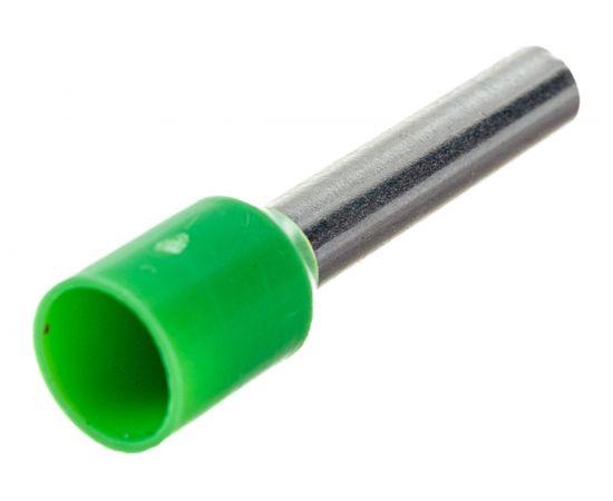 Штыревой наконечник REXANT, втулочный, изолированный, F-18 мм, 6 кв.мм, зеленый 08-1824 – изображение 2