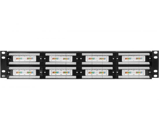 Патч-панель ExeGate EPP3-19-48-8P8C-C5e-110D.19.UTP.48.port.cat.5e.dual.IDC.2U.RoHS 256753 – изображение 2