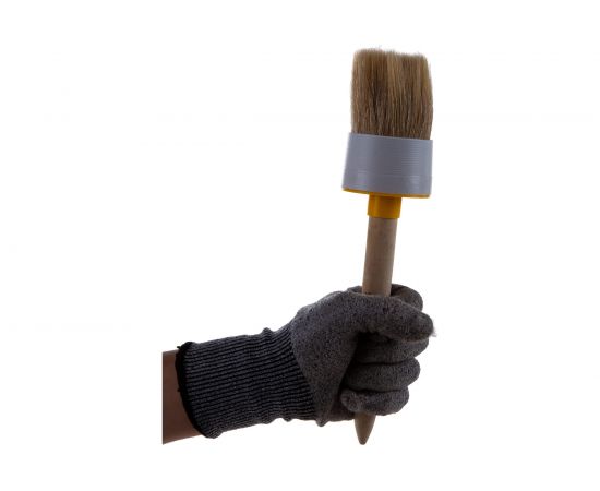 Кисть Стандарт (круглая, натуральная щетина, деревянная рукоятка) 60мм Biber 31188 тов-001902 – изображение 2