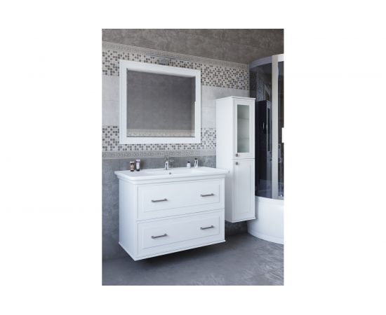 Навесная тумба Sanflor Модена 105 белая С04615 – изображение 3