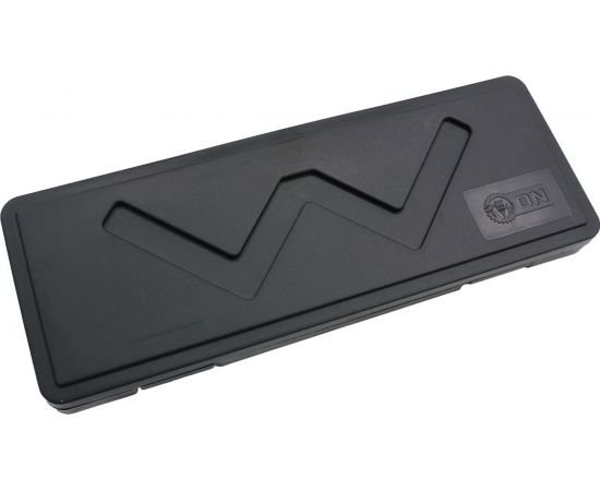 Штангенциркуль ON металлический, 125 мм с глубиномером, шаг 0,02мм, пластик кейс 05-05-125 – изображение 3