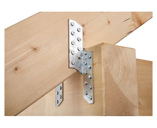 Перфорированный держатель балки GAH ALBERTS 32х32х170х2 мм 331009 – изображение 4