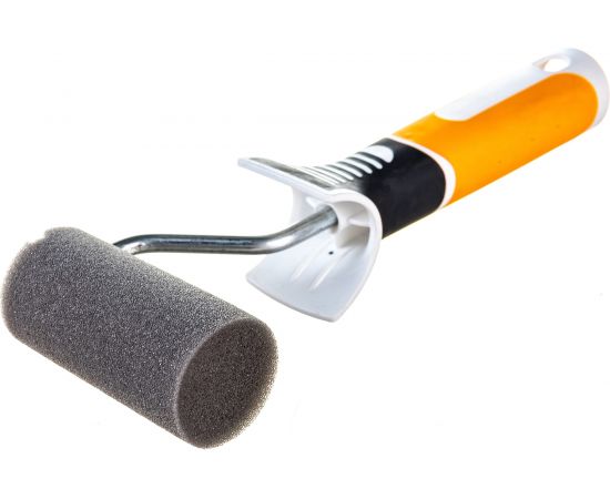 Мини валик с ручкой для всех видов лаков, с торцевыми выемками поролон 35х70 COLOR EXPERT 86721902 – изображение 4