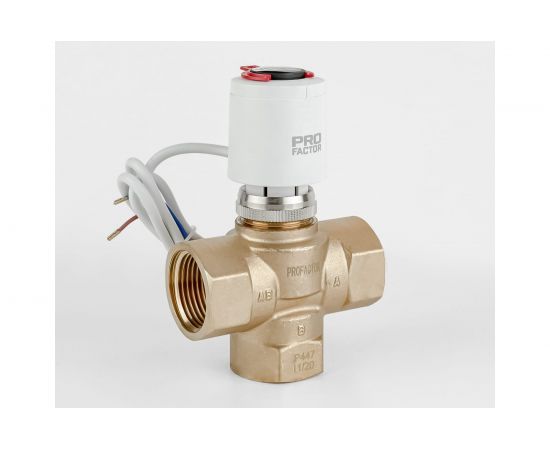 Трёхходовой смесительный PROFACTOR клапан 1" PF RVM 396 – изображение 4