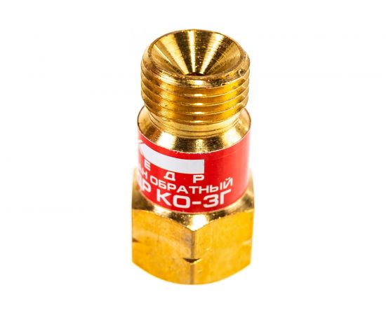 Клапан обратный КО-3Г (М16x1.5LH; пропан, ацетилен) на вход резака/горелки КЕДР 8007051 – изображение 4