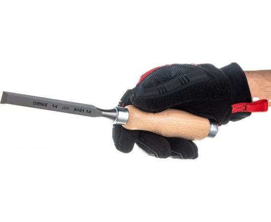 Плоская стамеска Narex с деревянной светлой ручкой 14 мм 810114 – изображение 6
