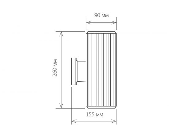 Садово-парковый светильник Elektrostandard 1403 TECHNO / черный a033490 – изображение 6