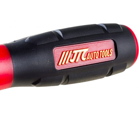 Профессиональная отвертка с противоскользящей рукояткой PH1х75 мм JTC 5450 – изображение 6