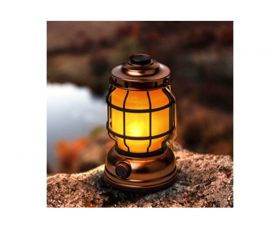 Светодиодный кемпинговый фонарь ЭРА KB-801 Факел на батарейках 2 режима холодный+пламя Б0054042 – изображение 8