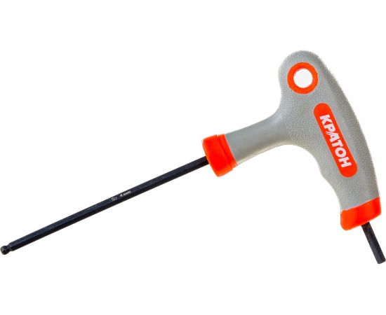 Шестигранный ключ Т-образный шар 4 мм Кратон INDUSTRIAL 2 19 03 006 