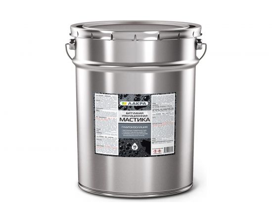 Битумная изоляционная мастика Лакра 19 кг Лк-00005322 