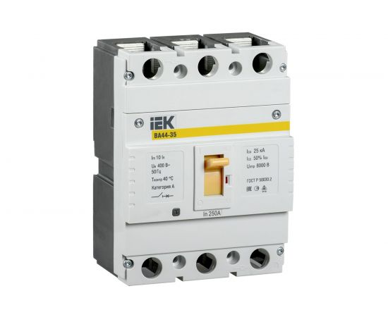 Автоматический выключатель IEK ВА44 35 3Р 200А 25кА SVA4410-3-0200 