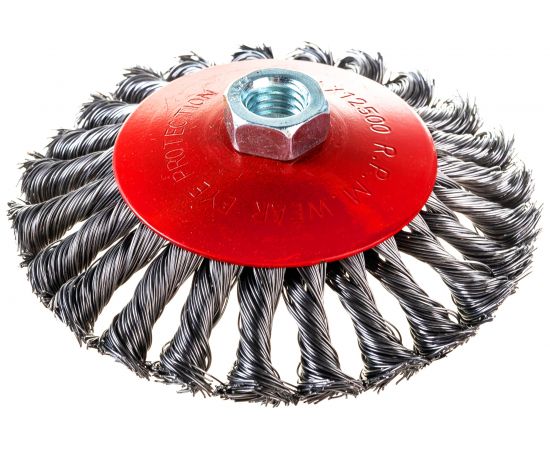 Щетка металлическая крученая тарелка (125 мм; М14) для УШМ On 20-06-120 